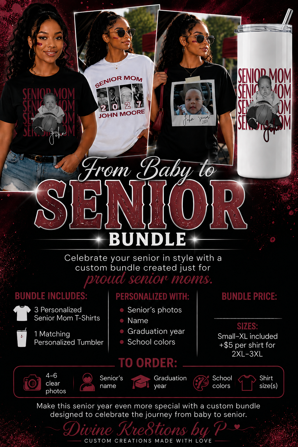Senior Mom T-shirt Bundle
