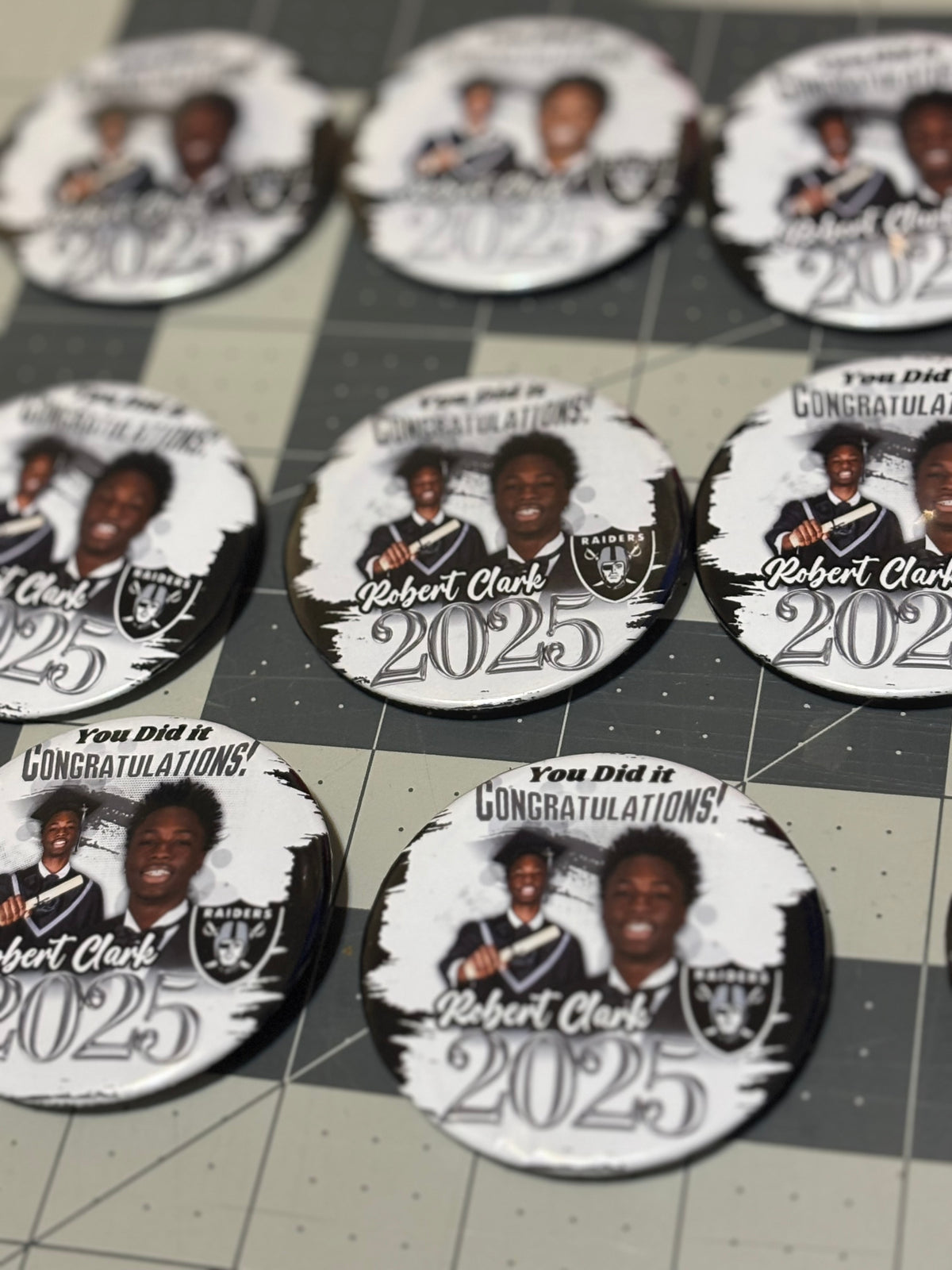 Custom Photo Buttons